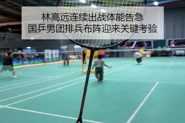 林高远连续出战体能告急 国乒男团排兵布阵迎来关键考验
